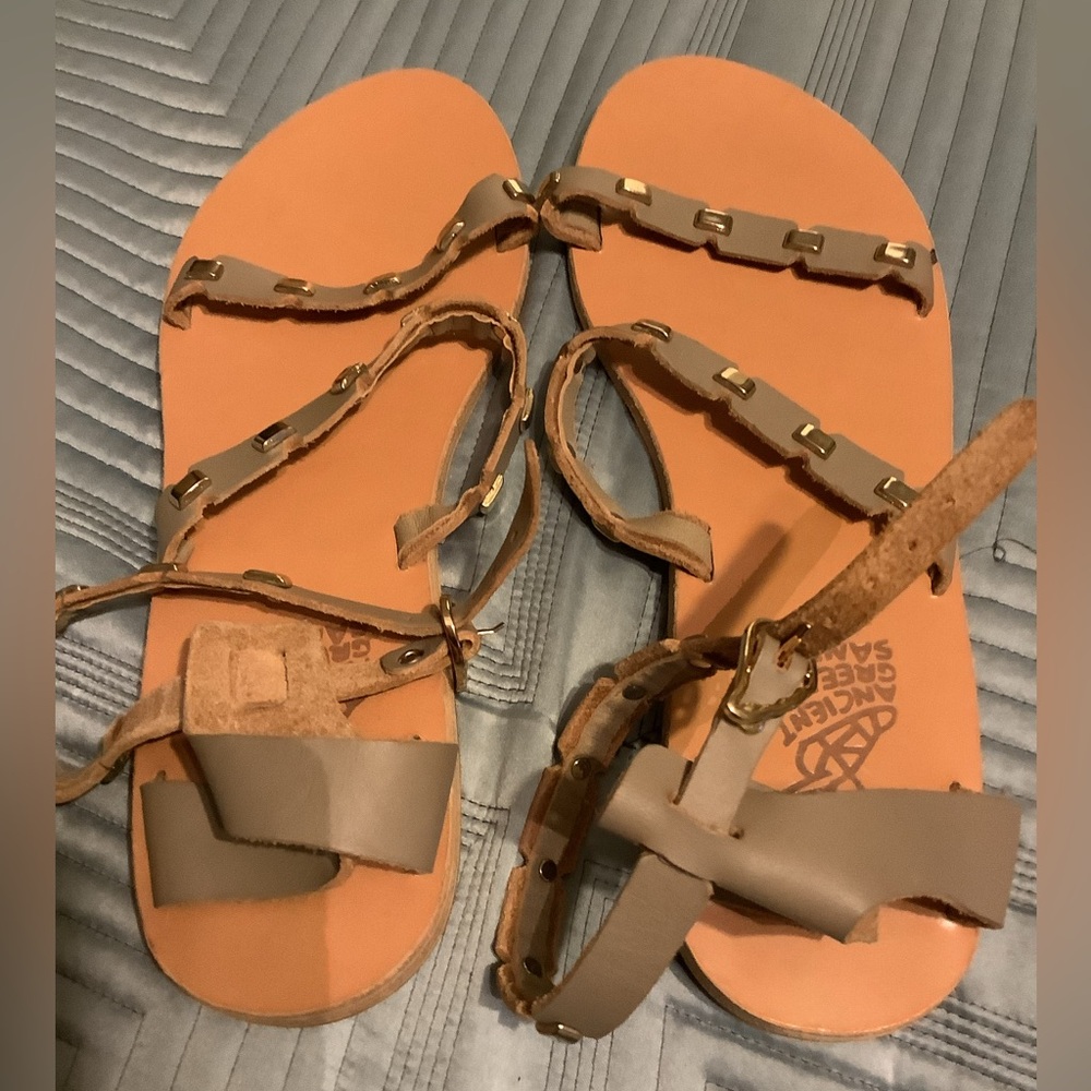 Ancient Greek Sandals Size 9 - Picture 4 of 11